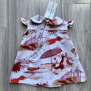 NWT Island Vacation Mod Collar Dress
